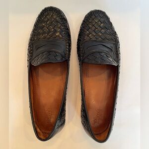 Allen Edmonds woven leather loafers